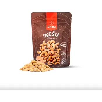 KEŠU NATURAL WW320 premium - VARIANTY: 250 g, 500 g, 1000 g GRIZLY Balení 2: 250 g