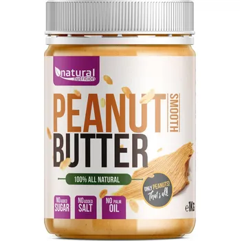 Cukrovinka Arašídové máslo 100% NATURAL NUTRITION - BIOMEDICAL PŘÍCHUŤ: SMOOTH 1 kg