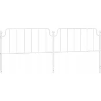 Kovové čelo , bílé, 200 cm