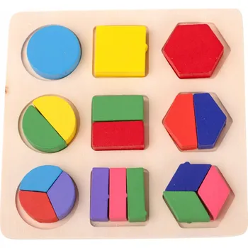 Dřevěná hračka Vkládačka – edukační třídič tvarů puzzle