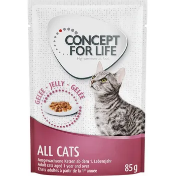 Krmivo pro kočku 12x85g Concept for Life All Cats v želé