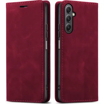 Pouzdro na mobilní telefon Flipové pouzdro MBM pro Samsung Galaxy A54 5G červené