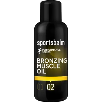 Masážní přípravek SPORTSBALM yellow 2 bronzing muscle oil - 200ml