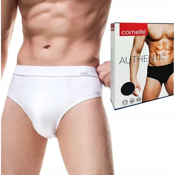 Pánské spodní prádlo Cornette Slipy bílé barvy, velikost XXL