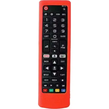 Pouzdro na mobilní telefon Silikonový obal ABK75095307 pro LG TV - Červený