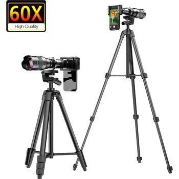 Objektiv Apexel Teleobjektiv 60X s tripod stativem