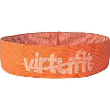 Posilovací guma VIRTUFIT Cotton Mini Resistance Band Lehká - Oranžová