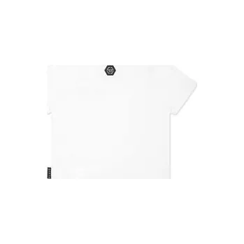 Pánské tričko PHILIPP PLEIN T-Shirt 28201 Bílá Regular Fit 16