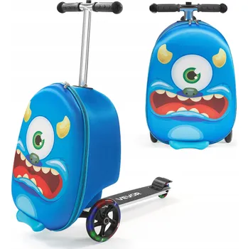 VEVOR Dětský kufr 20L Nosnost 50KG Jezdící nebo tažný kufr pro děti