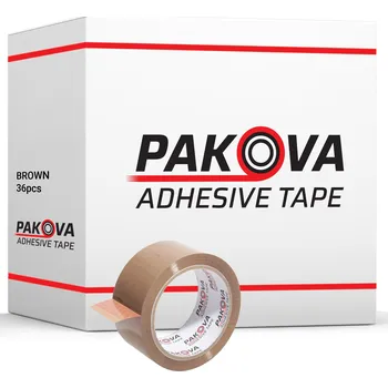 Lepicí páska Balicí páska Pakova hnědá šířka 48 mm délka 60 m 36 ks