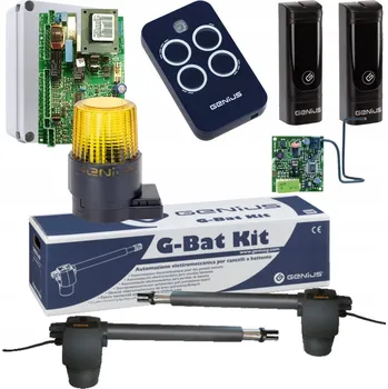 Pohon brány Pohon pro dvoukřídlé brány Genius 230 V s funkcí branky