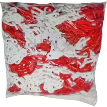 Železářství Řetěz plastový 6 mm, bílý, délka 30 m (Polyethylen)