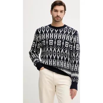 Dámský svetr Svetr s příměsí vlny Tommy Hilfiger MW0MW42085 námořnická modř 59X, vel. L