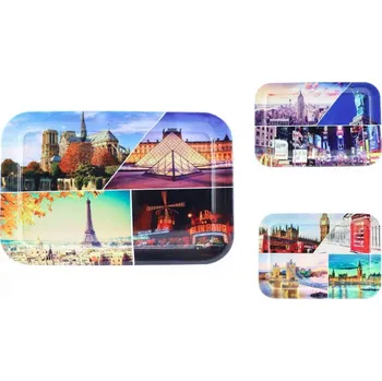 Podnos PH 42x30cm CITY, mix dekorů KUTIL Sklad7 604796.00 (KUTIL Sklad7)