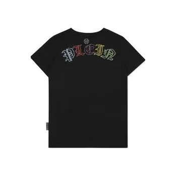 Pánské tričko PHILIPP PLEIN T-Shirt 27793 Černá Regular Fit 14