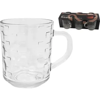 Hrnek sklo 250ml KOSTKY 6ks KUTIL Sklad7 427343.00 (KUTIL Sklad7)