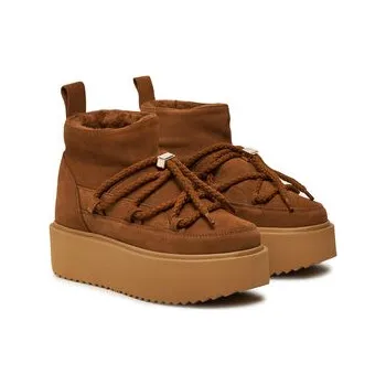 Dámská zimní obuv Inuikii Sněhule Classic Low Platform 75204-004 Hnědá 41