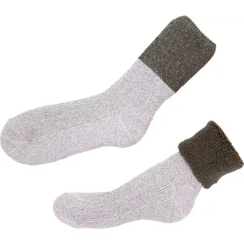 Dámské ponožky Ponožky s ovčí vlnou Matex 838 Helena Merino olivová velikost 27-28