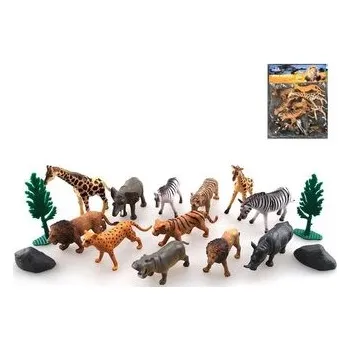 plyšák Zwierzęta safari 16szt Animal Planet
