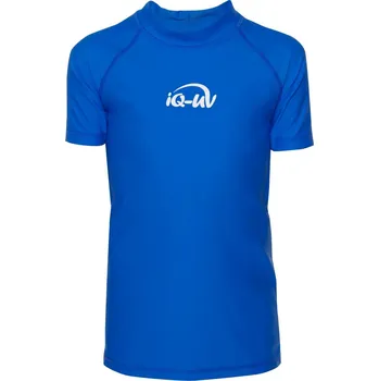 Chlapecké tričko Tričko dětské s logem iQ-UV krátký rukáv (6-15 let) modrá Barva: Modrá, Velikost: 116 / 122 735122.2445