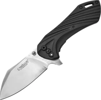 kapesní nůž CAMILLUS CHUNK / 7,25" CELKOVÁ DÉLKA / ČEPEL CLEAVER / 420SS / ČERNÁ RUKOJEŤ GFN CAM-19599