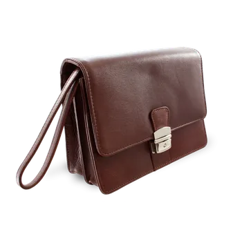 Pánská aktovka Hnědá pánská kožená dokladová etue 611-2411-40