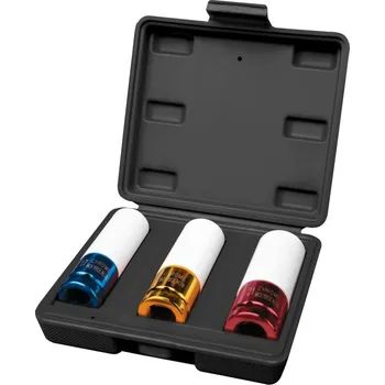 Gola sada hlavice nástrčné rázové 1/2', sada 3ks, 17-19-21mm, L 86mm