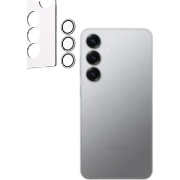 Telefonní příslušenství AlzaGuard Elite Lens Protector pro Samsung Galaxy S25 5G čiré s instalačním rámečkem