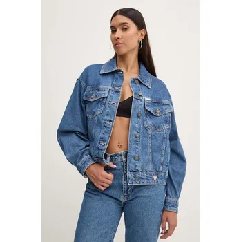 Dámská casual bunda Džínová bunda Guess Jeans W4YN56.D5CC3 modrá 55J, vel. XL