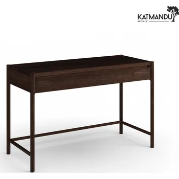 Toaletní stolek KATMANDU Dubový toaletní stolek se šuplíkem Campi Tabák