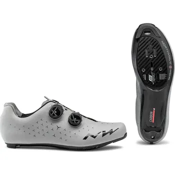 NORTHWAVE silniční tretry revolution 2 - silver/reflection Velikost: 44