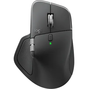 Logitech MX Master 4 for Business grafitová Myš, bezdrátová, laserová, až 8000DPI, 8 tlačítek, hmatová odezva, Actions Ring, MagSpeed kolečko, Bluetooth 5.1, černá 910-007617