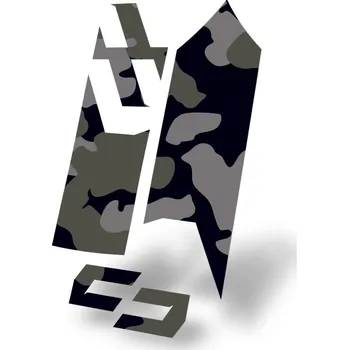 Blatník na kolo Unleazhed polep blatníku m02 skin sticker - camo