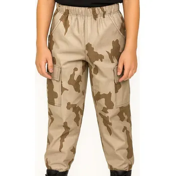 Chlapecké oblečení Kalhoty dětské DESERT vel. 110/164 (maskáčové kalhoty pro větší děti)