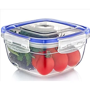 Dóza na potraviny Dóza 2,4L čtverec s těsněním LOCK&FRESH KUTIL Sklad7 419410.00 (KUTIL Sklad7)