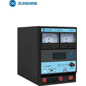 spínaný zdroj Regulovatelný napájecí zdroj (0-15V, 0-3A) (Sunshine P-1503TA)