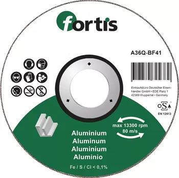 Řezný kotouč Kotouč řezný ALU-NE 115 x 2,5mm obl. FORTIS