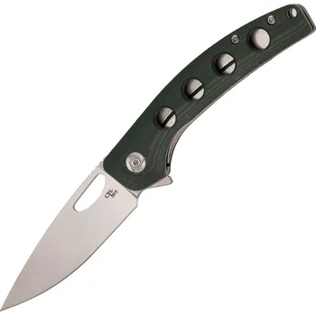 kapesní nůž CH KNIVES zavírací nůž 9 cm 3530-G10-AG army
