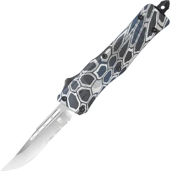 kapesní nůž CobraTec Medium CTK-1 Cerakote Modrá Cobra Skin Drop Serrated 06CT122