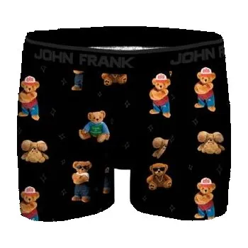 Boxerky Pánské boxerky John Frank JFBDMOD128 černá M