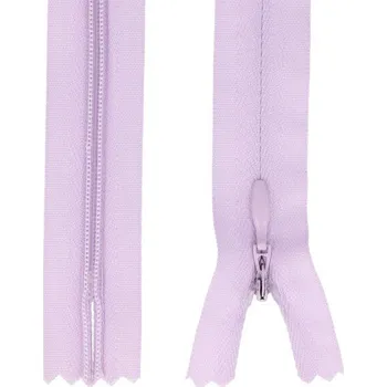 Zip Zip spirálový skrytý 3 mm, 30 cm, nedělitelný, jezdec dekorativní - 165