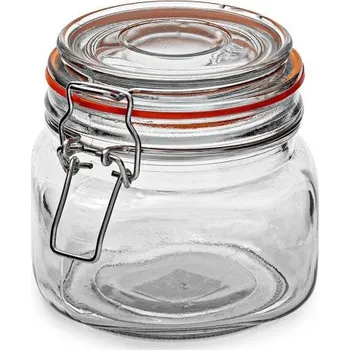 Dóza na potraviny Dóza sklenice patentní 0,5L čtvercová KONSERV KUTIL Sklad7 424312.00 (KUTIL Sklad7)