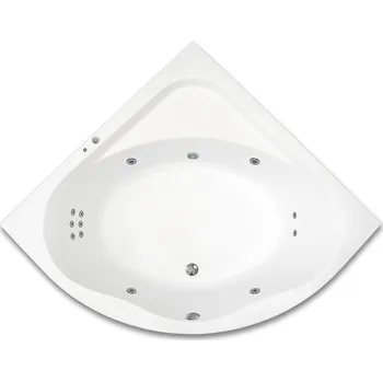 Vana Art of technology GS 150x150 masážní akrylátová vana součástí vany je odtokový komplet a konstrukce s nastavitelnýma nožičkama