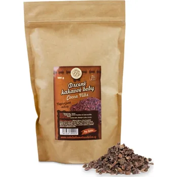 Cukrovinka KAKAOVÉ BOBY DRCENÉ - NIBSY - VARIANTY: 500 g, 1 kg ČOKOLÁDOVNA TROUBELICE Balení 2: 500 g