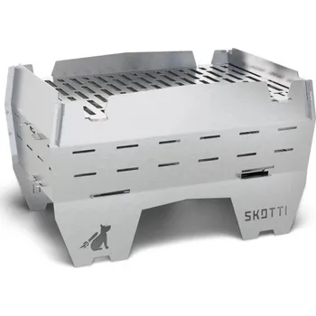 Zahradní gril Skládací gril SKOTTI Grill Mini Barva: stříbrná