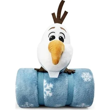 plyšák Disney Ledové království Plyšák Olaf 2 9 Cm + deka 110x120