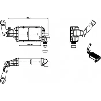Chladič motoru Chladič turba HART 612 572