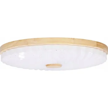 LEMO STROPNÍ SVÍTIDLO STROPNÍ SVÍTIDLO DŘEVĚNÁ 24W LED 38 CM BÍLÁ 4000K