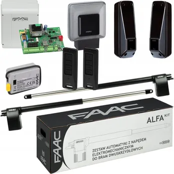 Pohon pro dvoukřídlé brány Faac wjazdowej przesuwnej dwuskrzydłowej