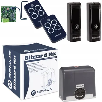 Pohon pro posuvné brány Genius wjazdowej zdalny siłownik z pilotem 230 V